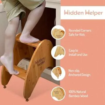Multifunctional Hidden Helper Toddler Step Stool