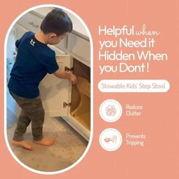 Multifunctional Hidden Helper Toddler Step Stool