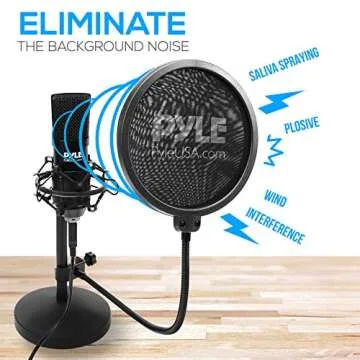 Pyle USB Microphone Kit for Podcasting and Gaming