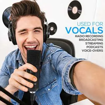 Pyle USB Microphone Kit for Podcasting and Gaming