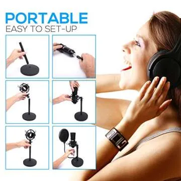 Pyle USB Microphone Kit for Podcasting and Gaming