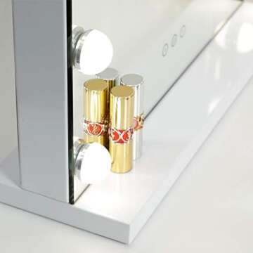Hollywood Mirror Makeup Vanity Mirror with Lights - Stylish & Functional