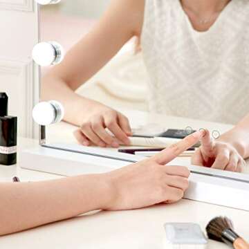 Hollywood Mirror Makeup Vanity Mirror with Lights - Stylish & Functional