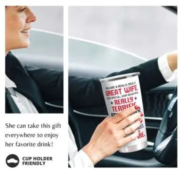 Gifts for Wife from Husband - Wife Gifts - Wedding Anniversary, Birthday Gifts for Wife - Valentines Day Gifts for Wife, Wife Valentines Day Gifts - Romantic I Love You Gifts for Her - 20 Oz Tumbler