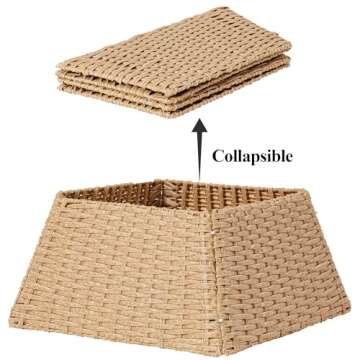 HBlife Christmas Tree Collar for Slim Pencil Tree