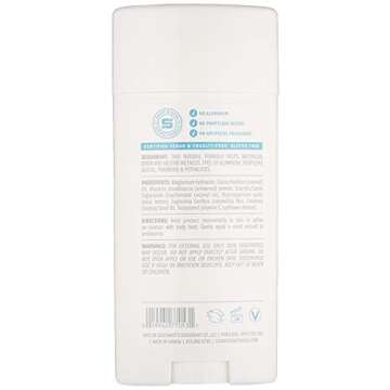 Schmidt's Natural Deodorant for Sensitive Skin - Fragrance-Free, 3.25 ounces. Stick for Women and Men