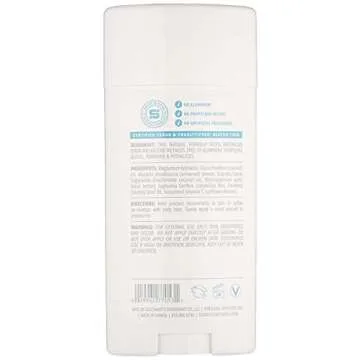 Schmidt's Natural Deodorant for Sensitive Skin - Fragrance-Free, 3.25 ounces. Stick for Women and Men