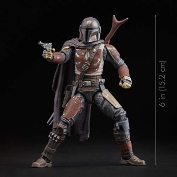 Mandalorian Action Figure for Star Wars Fans - 6" Collectible