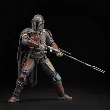Mandalorian Action Figure for Star Wars Fans - 6" Collectible