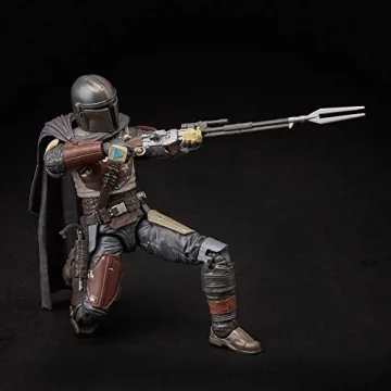 Mandalorian Action Figure for Star Wars Fans - 6" Collectible