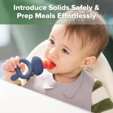 Haakaa Silicone Baby Feeder & Freezer Tray Combo