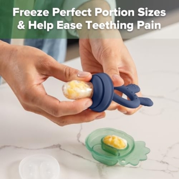 Haakaa Silicone Baby Feeder & Freezer Tray Combo