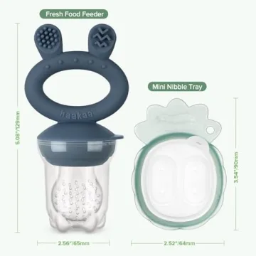 Haakaa Silicone Baby Feeder & Freezer Tray Combo