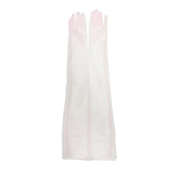 Elegant ZUYPSK Semi Sheer Tulle Gloves for Weddings