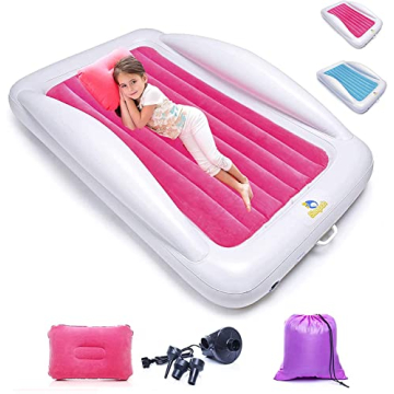 Sleepah Inflatable Toddler Travel Bed with Pump & Accessories