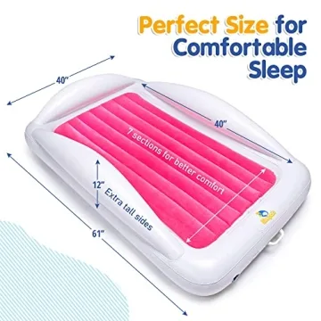 Sleepah Inflatable Toddler Travel Bed with Pump & Accessories