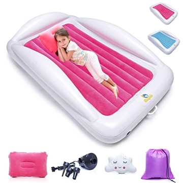 Sleepah Inflatable Toddler Travel Bed with Pump & Accessories