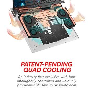 Alienware x17 R1, 17.3 inch FHD 360Hz Non-Touch Gaming Laptop - Intel Core i7-11800H, 16GB DDR4 RAM,...