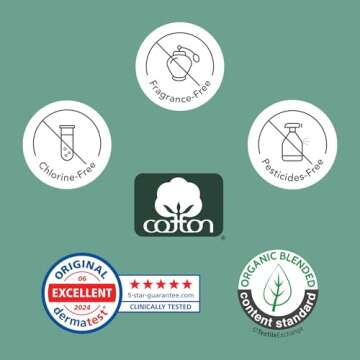 Rael Organic Cotton Pads - Ultra Absorbent & Eco-Friendly