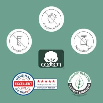 Rael Organic Cotton Pads - Ultra Absorbent & Eco-Friendly