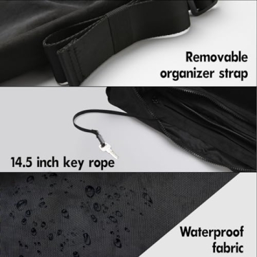 Medium Nylon Crescent Bag for Functional Style