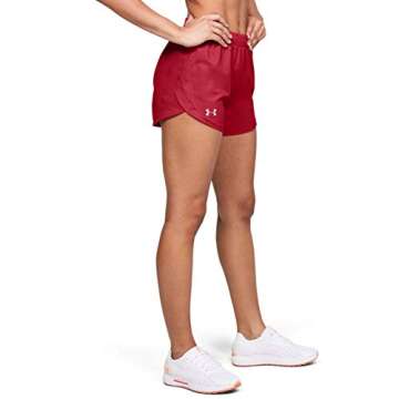 Under Armour Women's UA Fly-by 2.0 Shorts MD Red