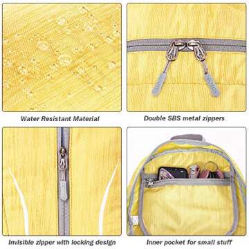 ZOMAKE 25L Lightweight Packable Backpack for Travel