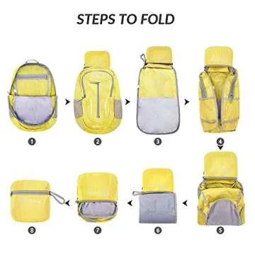 ZOMAKE 25L Lightweight Packable Backpack for Travel