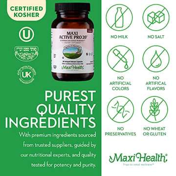 Probiotics for Digestive Health and Gut – 15 Strains, 20 Billion CFU Active Organisms - Probiotics for Men and Women with Lactobacillus Rhamnosus – Daily Probiotic for Digestive Support, 30 Capsules