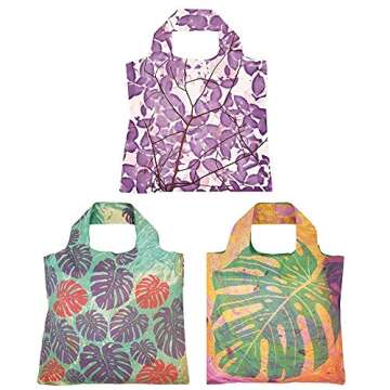 Envirosax Havana Reusable Shopping Bags (Set of 3), Leaves