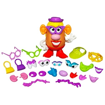 Mrs. Potato Head Silly Suitcase - Fun 35-Piece Toy for Kids
