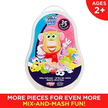 Mrs. Potato Head Silly Suitcase - Fun 35-Piece Toy for Kids