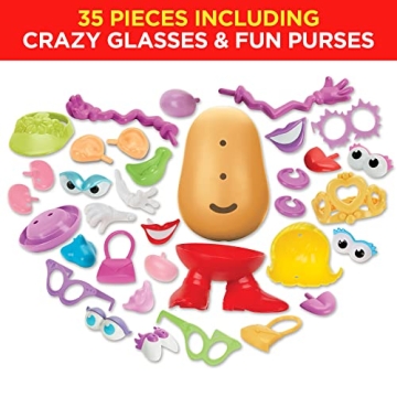 Mrs. Potato Head Silly Suitcase - Fun 35-Piece Toy for Kids