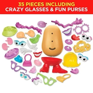 Mrs. Potato Head Silly Suitcase - Fun 35-Piece Toy for Kids
