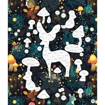 Brain Games Sticker by Number: Whimsical Wonders 24 Designs