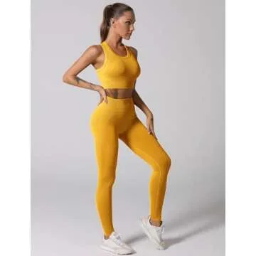 ABOCIW Seamless Workout Set | Stylish Leggings & Bra