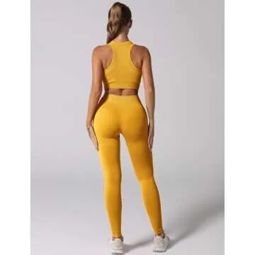 ABOCIW Seamless Workout Set | Stylish Leggings & Bra