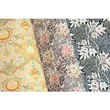 William Morris Gift & Creative Paper Book Vol.67 in Four Languages