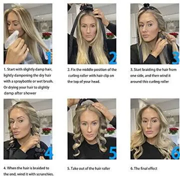 Ultimate Heatless Hair Curling Rod Headband for Effortless Curls