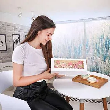 Tcoivs 20-Pack Bakery Boxes with Window - Perfect for Treats!