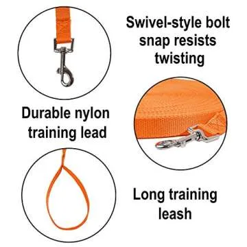 Hi Kiss Dog Recall Training Lead - Durable & Comfortable