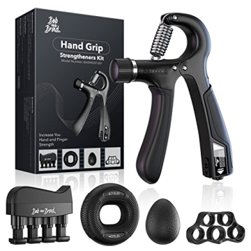 Bob and Brad Hand Grip Strengthener Kit for All Ages
