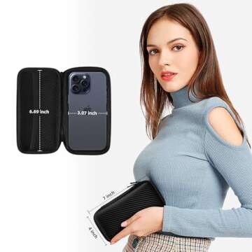 iMangoo Shockproof Carrying Charger Case Hard Protective EVA Impact Resistant Power Bank Pouch Small...