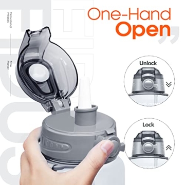 Fidus 1 Gallon Motivational Water Bottle - BPA Free & Leakproof