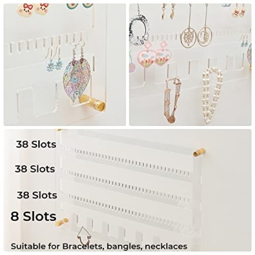 Elegant humberboat Jewelry Organizer - Wall Mounted Solution