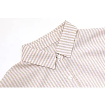 Chouyatou Cotton Maxi Shirt Dress for Effortless Style