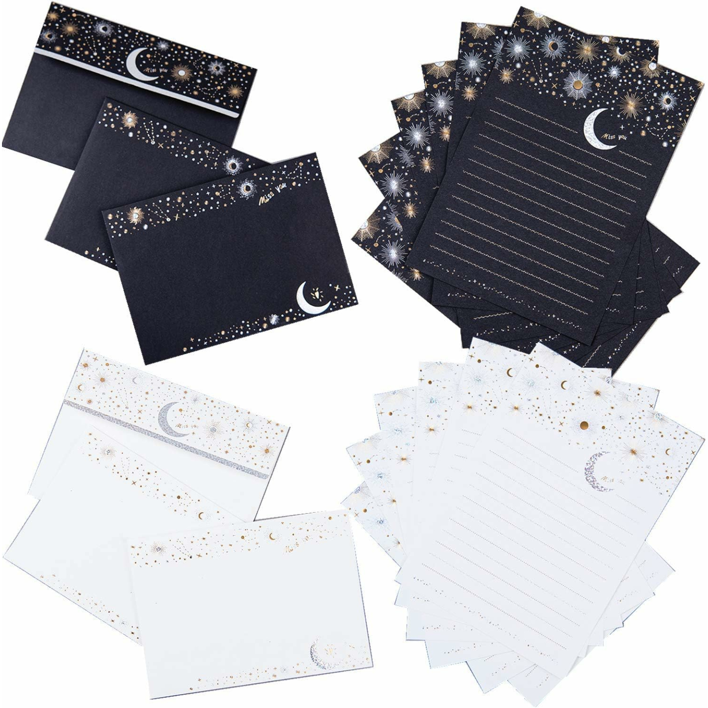 Starry Sky Letter Writing Stationery Set - 36pcs