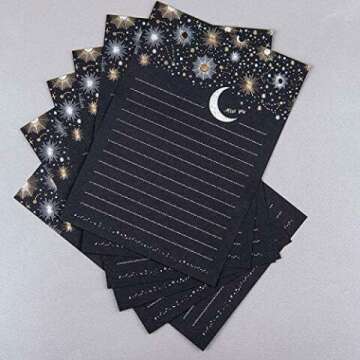 Starry Sky Letter Writing Stationery Set - 36pcs