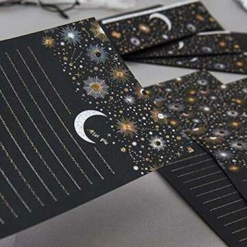 Starry Sky Letter Writing Stationery Set - 36pcs
