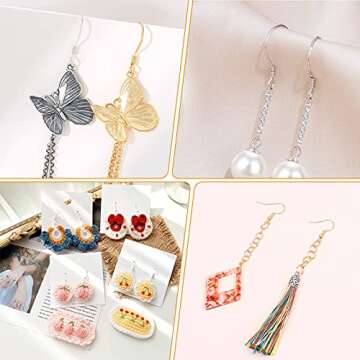 Hypoallergenic Earring Making Kit, modacraft 2000Pcs Earring Making Supplies Kit with Hypoallergenic...